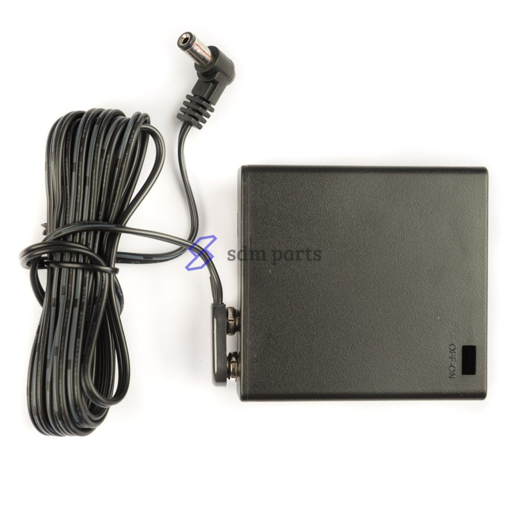 Battery Box with cable, 90° plug | Mertik Maxitrol